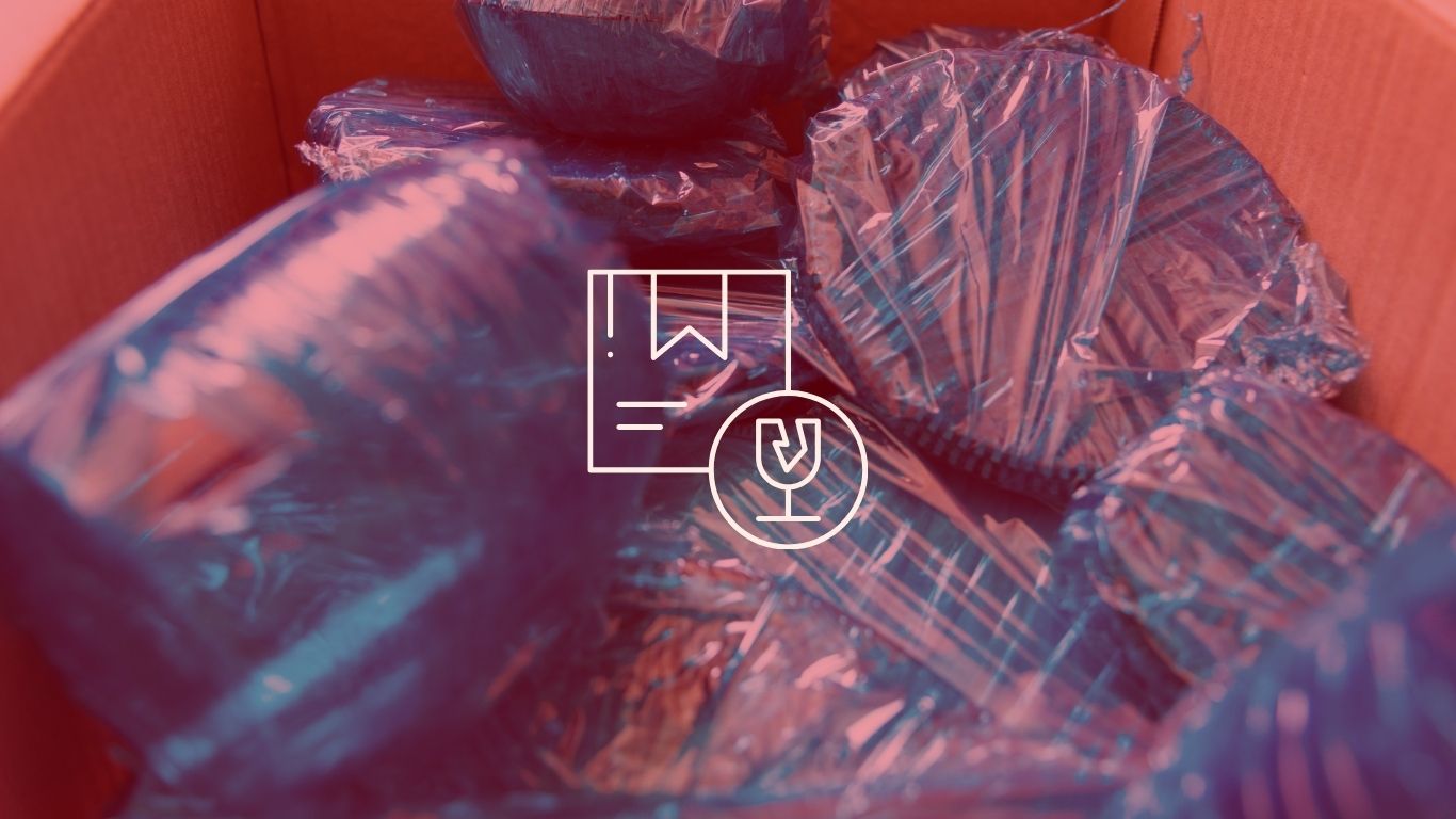 pack fragile glassware and china