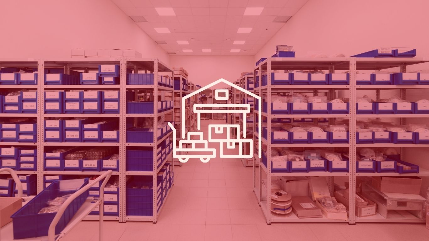 warehouse storage electronic components
